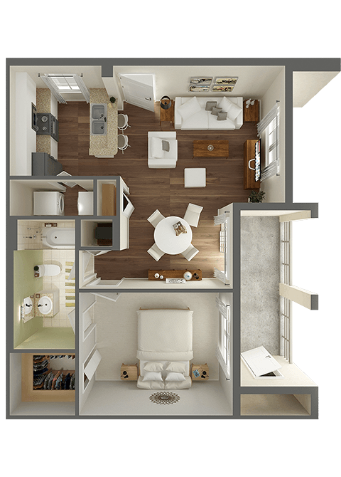 Wabasso Floor Plan at Heritage Cove, Stuart, FL, 34997